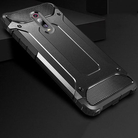 Custodia Silicone Ultra Sottile Morbida 360 Gradi Cover per Xiaomi Mi 9T Nero