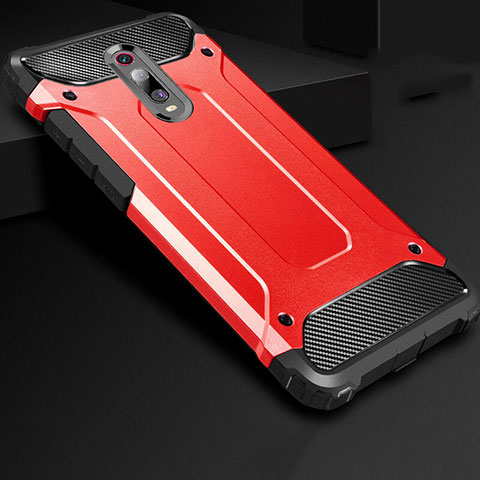 Custodia Silicone Ultra Sottile Morbida 360 Gradi Cover per Xiaomi Mi 9T Rosso