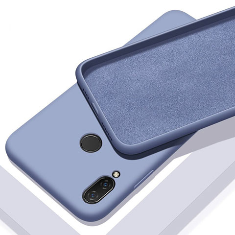 Custodia Silicone Ultra Sottile Morbida 360 Gradi Cover per Xiaomi Redmi 7 Cielo Blu