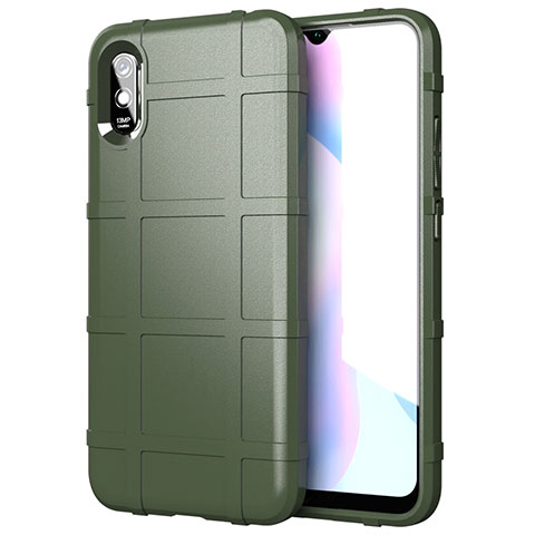 Custodia Silicone Ultra Sottile Morbida 360 Gradi Cover per Xiaomi Redmi 9AT Verde