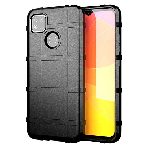 Custodia Silicone Ultra Sottile Morbida 360 Gradi Cover per Xiaomi Redmi 9C Nero