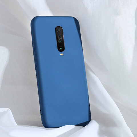 Custodia Silicone Ultra Sottile Morbida 360 Gradi Cover per Xiaomi Redmi K30i 5G Blu