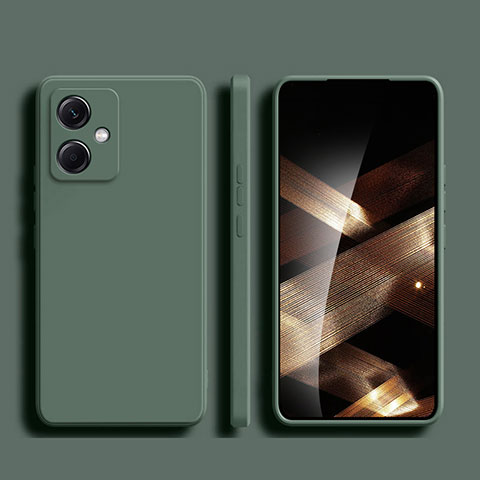 Custodia Silicone Ultra Sottile Morbida 360 Gradi Cover per Xiaomi Redmi Note 12R Pro 5G Verde