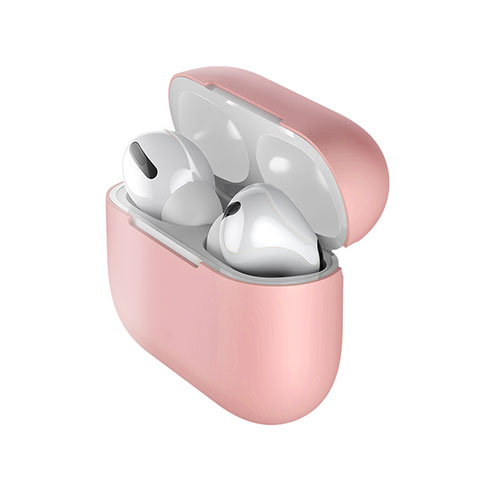 Custodia Silicone Ultra Sottile Morbida 360 Gradi Cover S01 per Apple AirPods Pro Rosa