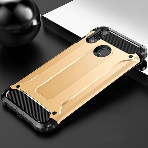 Custodia Silicone Ultra Sottile Morbida 360 Gradi Cover S01 per Huawei Enjoy 9 Plus Oro