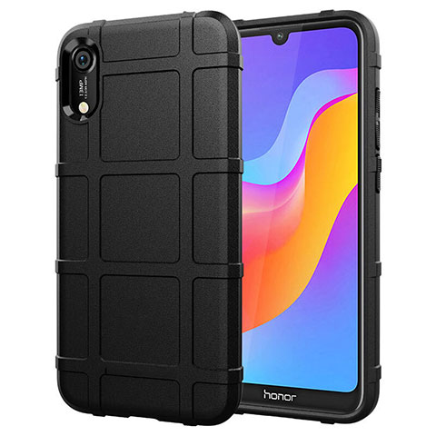 Custodia Silicone Ultra Sottile Morbida 360 Gradi Cover S01 per Huawei Y6 (2019) Nero