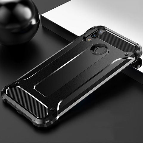 Custodia Silicone Ultra Sottile Morbida 360 Gradi Cover S01 per Huawei Y9 (2019) Nero