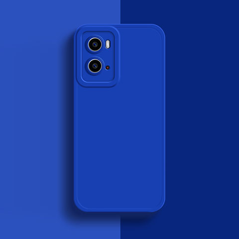 Custodia Silicone Ultra Sottile Morbida 360 Gradi Cover S01 per Oppo A76 Blu