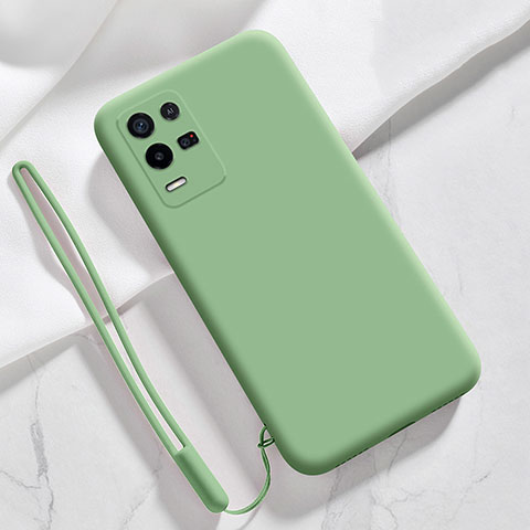 Custodia Silicone Ultra Sottile Morbida 360 Gradi Cover S01 per Oppo K9X 5G Verde Pastello