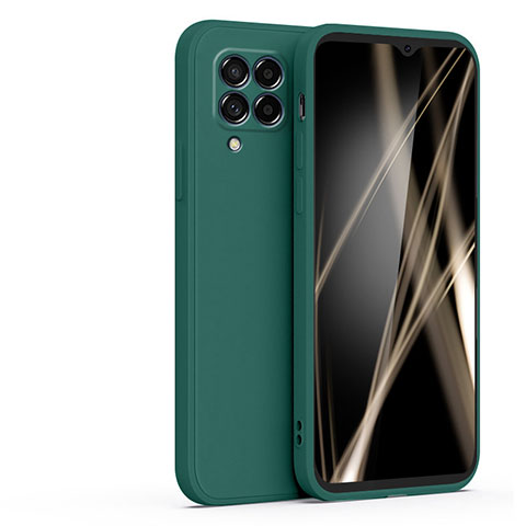 Custodia Silicone Ultra Sottile Morbida 360 Gradi Cover S01 per Samsung Galaxy M42 5G Verde Notte