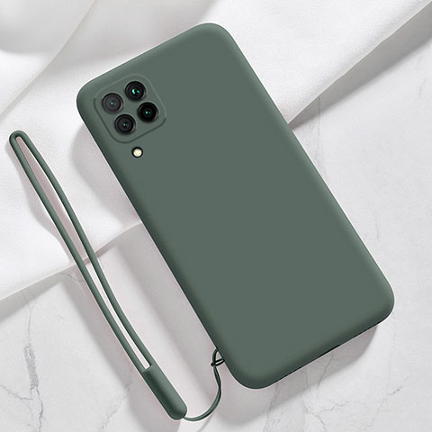 Custodia Silicone Ultra Sottile Morbida 360 Gradi Cover S01 per Samsung Galaxy M53 5G Verde Notte