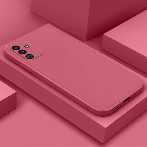 Custodia Silicone Ultra Sottile Morbida 360 Gradi Cover S01 per Samsung Galaxy Quantum2 5G Rosa Caldo
