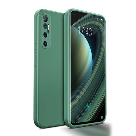 Custodia Silicone Ultra Sottile Morbida 360 Gradi Cover S01 per Xiaomi Mi 10 Ultra Verde Notte