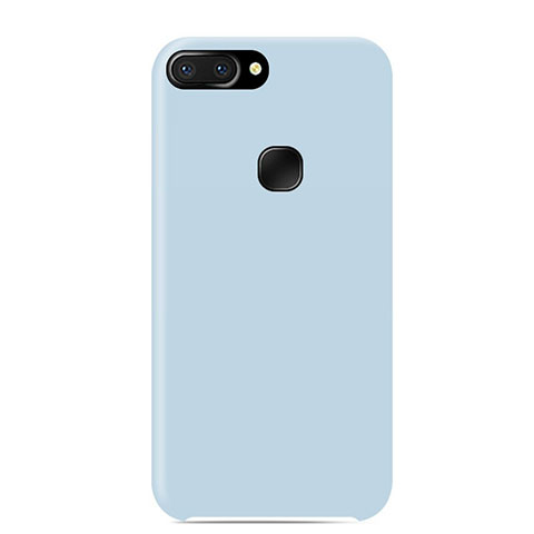 Custodia Silicone Ultra Sottile Morbida 360 Gradi Cover S01 per Xiaomi Mi 8 Lite Cielo Blu