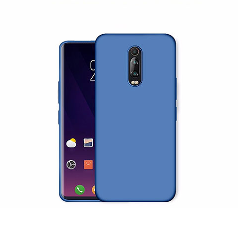 Custodia Silicone Ultra Sottile Morbida 360 Gradi Cover S01 per Xiaomi Mi 9T Blu