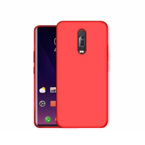 Custodia Silicone Ultra Sottile Morbida 360 Gradi Cover S01 per Xiaomi Mi 9T Pro Rosso