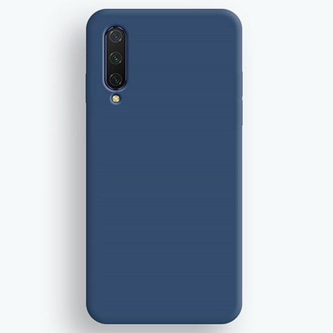 Custodia Silicone Ultra Sottile Morbida 360 Gradi Cover S01 per Xiaomi Mi A3 Blu