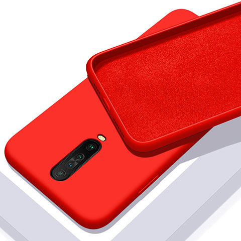 Custodia Silicone Ultra Sottile Morbida 360 Gradi Cover S01 per Xiaomi Redmi K30 5G Rosso