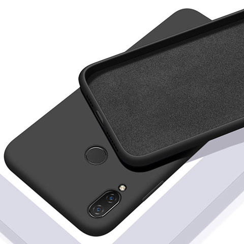 Custodia Silicone Ultra Sottile Morbida 360 Gradi Cover S01 per Xiaomi Redmi Note 7 Nero