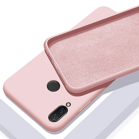 Custodia Silicone Ultra Sottile Morbida 360 Gradi Cover S01 per Xiaomi Redmi Note 7 Oro Rosa