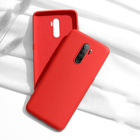 Custodia Silicone Ultra Sottile Morbida 360 Gradi Cover S01 per Xiaomi Redmi Note 8 Pro Rosso
