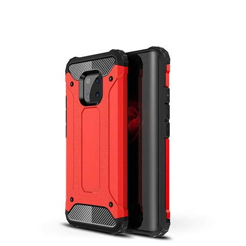 Custodia Silicone Ultra Sottile Morbida 360 Gradi Cover S02 per Huawei Mate 20 Pro Rosso