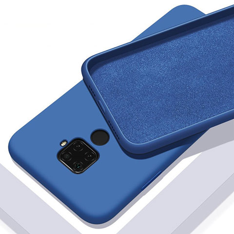 Custodia Silicone Ultra Sottile Morbida 360 Gradi Cover S02 per Huawei Nova 5i Pro Blu