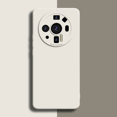 Custodia Silicone Ultra Sottile Morbida 360 Gradi Cover S02 per Xiaomi Mi 12S Ultra 5G Bianco