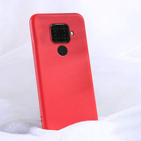 Custodia Silicone Ultra Sottile Morbida 360 Gradi Cover S03 per Huawei Mate 30 Lite Rosso