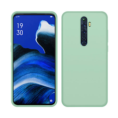 Custodia Silicone Ultra Sottile Morbida 360 Gradi Cover S03 per Oppo Reno2 Z Verde