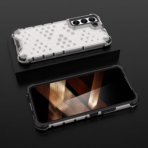 Custodia Silicone Ultra Sottile Morbida 360 Gradi Cover S03 per Samsung Galaxy S24 5G Bianco