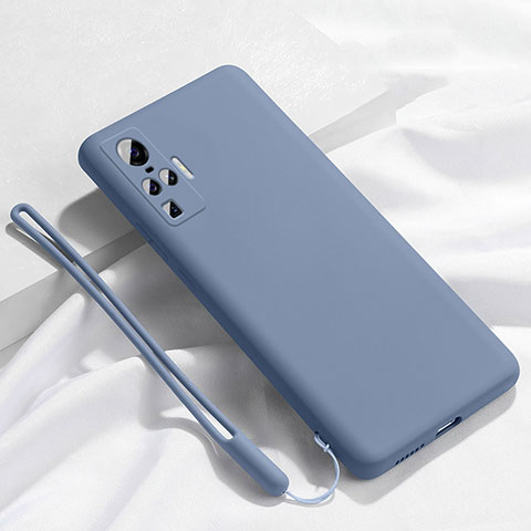 Custodia Silicone Ultra Sottile Morbida 360 Gradi Cover S03 per Vivo X50 Pro 5G Grigio