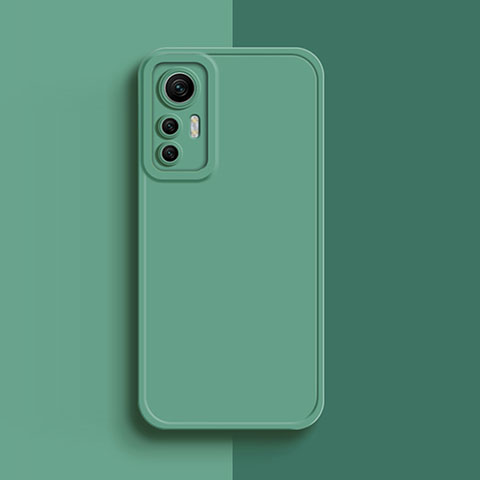 Custodia Silicone Ultra Sottile Morbida 360 Gradi Cover S03 per Xiaomi Mi 12 5G Verde