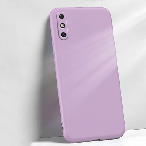 Custodia Silicone Ultra Sottile Morbida 360 Gradi Cover S04 per Huawei Enjoy 10e Viola