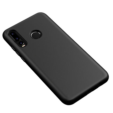 Custodia Silicone Ultra Sottile Morbida 360 Gradi Cover S04 per Huawei Nova 4e Nero