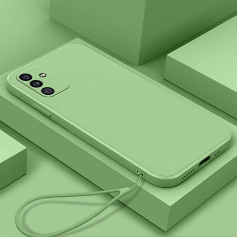 Custodia Silicone Ultra Sottile Morbida 360 Gradi Cover S04 per Samsung Galaxy A13 5G Verde Pastello