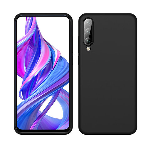 Custodia Silicone Ultra Sottile Morbida 360 Gradi Cover S05 per Huawei Y9s Nero