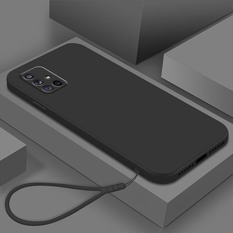 Custodia Silicone Ultra Sottile Morbida 360 Gradi Cover S05 per Samsung Galaxy A51 4G Grigio Lavanda