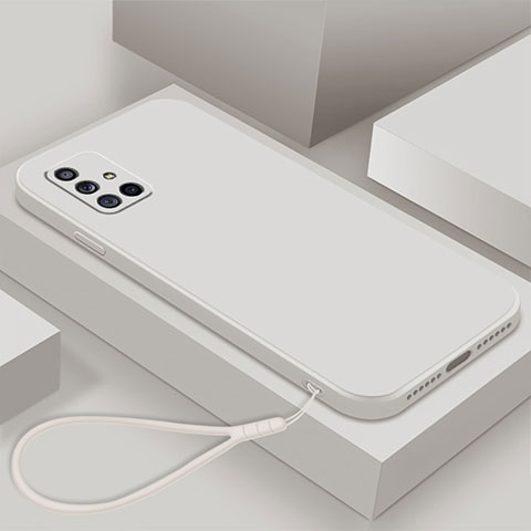 Custodia Silicone Ultra Sottile Morbida 360 Gradi Cover S05 per Samsung Galaxy M40S Bianco