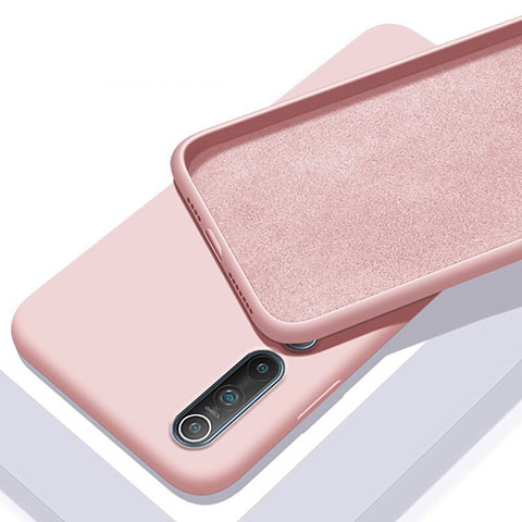 Custodia Silicone Ultra Sottile Morbida 360 Gradi Cover S05 per Xiaomi Mi 10 Rosa