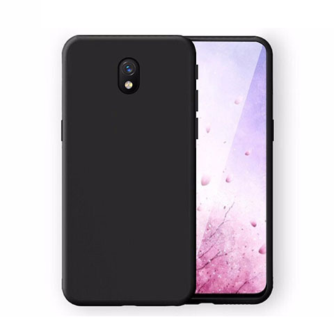 Custodia Silicone Ultra Sottile Morbida 360 Gradi Cover S06 per Xiaomi Redmi 8A Nero