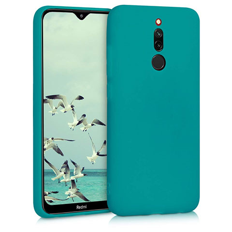 Custodia Silicone Ultra Sottile Morbida 360 Gradi Cover S08 per Xiaomi Redmi 8 Verde