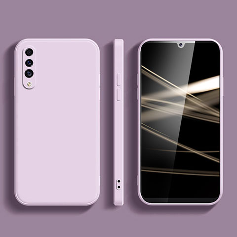 Custodia Silicone Ultra Sottile Morbida 360 Gradi Cover YK1 per Samsung Galaxy A70S Lavanda