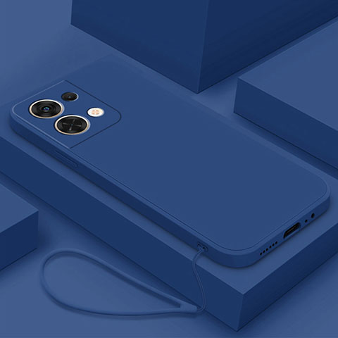 Custodia Silicone Ultra Sottile Morbida 360 Gradi Cover YK2 per Xiaomi Redmi Note 13 Pro 5G Blu