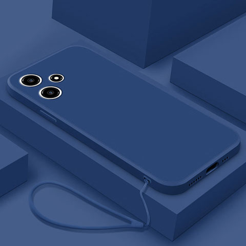 Custodia Silicone Ultra Sottile Morbida 360 Gradi Cover YK3 per Xiaomi Poco M6 Pro 5G Blu