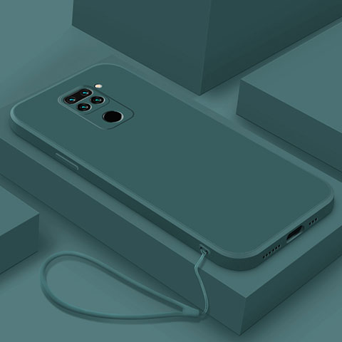 Custodia Silicone Ultra Sottile Morbida 360 Gradi Cover YK4 per Xiaomi Redmi 10X 4G Verde Notte