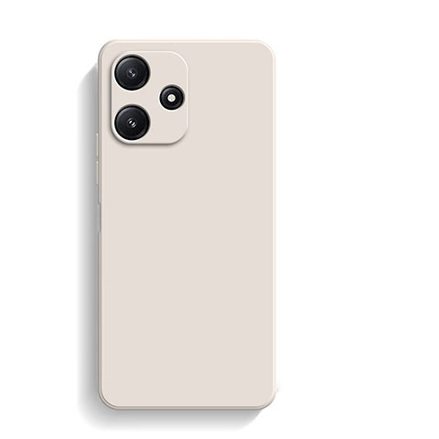 Custodia Silicone Ultra Sottile Morbida 360 Gradi Cover YK4 per Xiaomi Redmi 12 5G Bianco