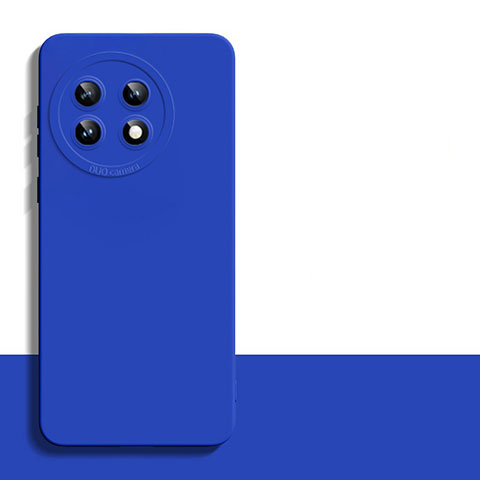 Custodia Silicone Ultra Sottile Morbida 360 Gradi Cover YK5 per OnePlus Ace 2 5G Blu