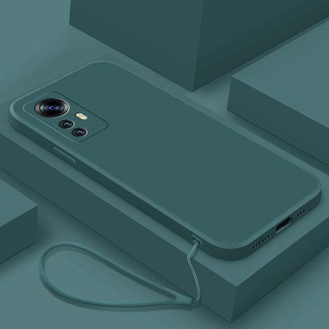 Custodia Silicone Ultra Sottile Morbida 360 Gradi Cover YK7 per Xiaomi Mi 12T 5G Verde