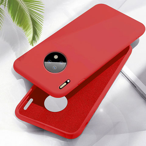 Custodia Silicone Ultra Sottile Morbida 360 Gradi Cover Z01 per Huawei Mate 30 Pro 5G Rosso